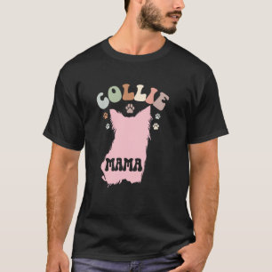 Camiseta Mamá Border Collie Linda Mamá Border Collie De Un