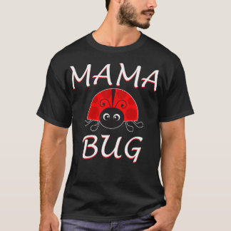 Camiseta Mama Bug Cute Ladybug Mom Invitación