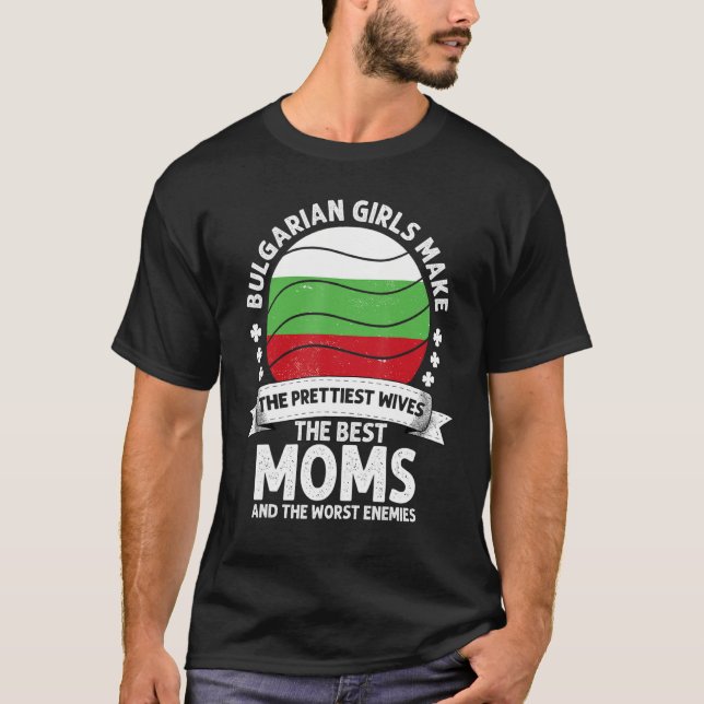 Camiseta Mamá búlgara Día de la Madre mamá búlgara norteame (Anverso)