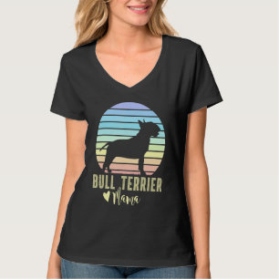 Camiseta Mamá Bull Terrier  Perro Terrier Bull Inglés Mamá