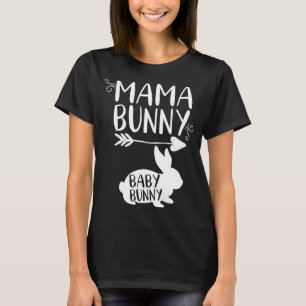Camiseta Mama Bunny Cute Easter Pregnant Mom Gift