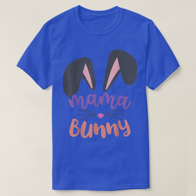 Camiseta Mama Bunny Easter  (Diseño del anverso)