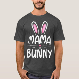 Camiseta Mama Bunny Matching Family Easter Fiesta de Madre