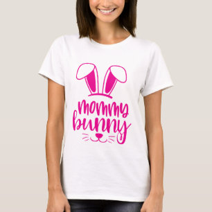 Camiseta Mama Bunny Pink Easter