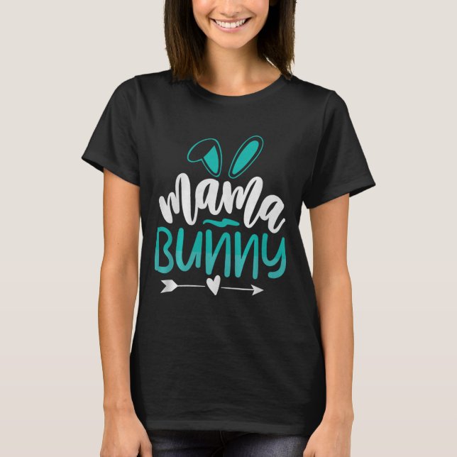 Camiseta Mama Bunny Premium Tri-blend  (Anverso)