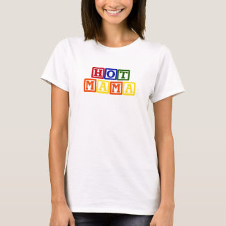 Camiseta Mamá caliente Baby Blocks