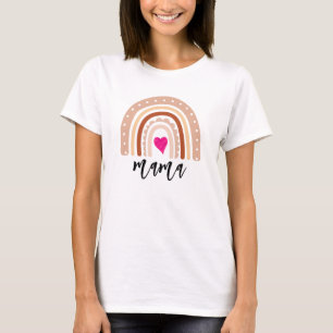 Camiseta Mama Camisas arco iris para las mujeres