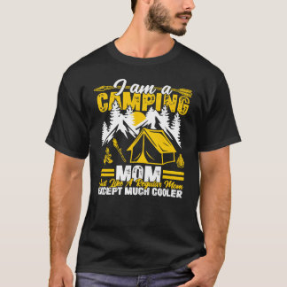 Camiseta Mamá Camping Día de la Madre familia