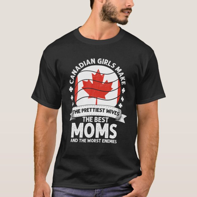 Camiseta Mamá canadiense: Día de la Madre de Canadá Mamá ca (Anverso)