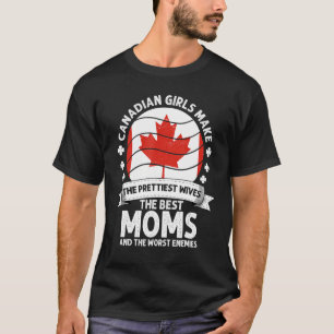 Camiseta Mamá canadiense: Día de la Madre de Canadá Mamá ca