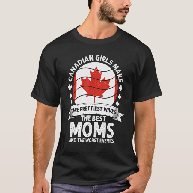 Camiseta Mamá canadiense: Día de la Madre de Canadá Mamá ca (Anverso)