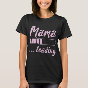 Camiseta Mamá cargando a la futura mamá Divertida Madre Nue