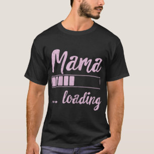 Camiseta Mamá cargando a la futura mamá Divertida Madre Nue