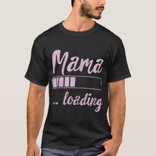 Camiseta Mamá cargando a la futura mamá Divertida Madre Nue