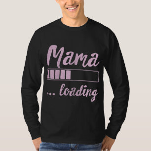 Camiseta Mamá cargando a la futura mamá Divertida Madre Nue