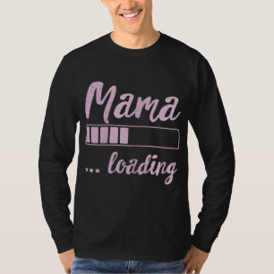 Camiseta Mamá cargando a la futura mamá Divertida Madre Nue