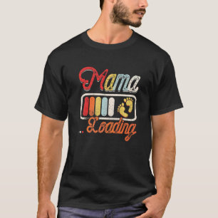 Camiseta Mamá cargando el futuro retro vintage Mamá nueva m