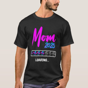 Camiseta Mamá Cargando Throbber Para La Esperante Mamá 2023