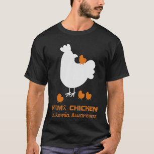 Camiseta Mama Chicken Aml Leukemia Conciencia