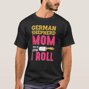 Camiseta Mamá Chiste Pastor de Pastor Alemán K9