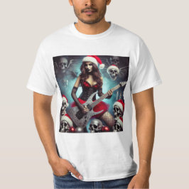 Camiseta Mamá Claus Metalera: La Navidad Rockera