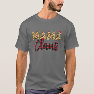 Camiseta Mamá Claus Navidades familia coincidiendo con Paja