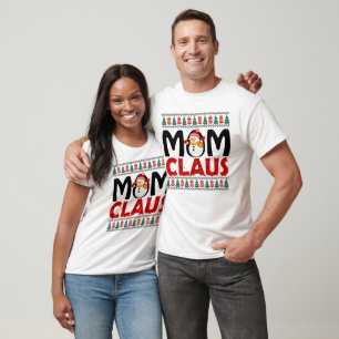 Camiseta Mamá Claus Navidades festivos