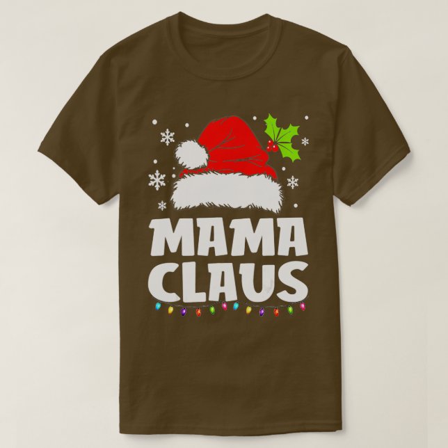 Camiseta Mama Claus Navidades Pajama Family Matando Navidad (Diseño del anverso)
