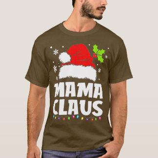 Camiseta Mama Claus Navidades Pajama Family Matando Navidad