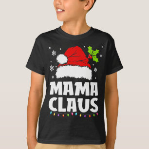 Camiseta Mama Claus Navidades Pajama Family Matando Navidad