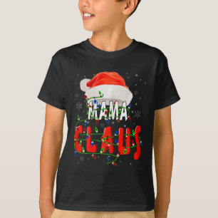 Camiseta Mama Claus Navidades Pajama Family Matando Navidad