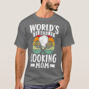Camiseta Mamá cocinera del mundo mejor cocinando mamá mamá 
