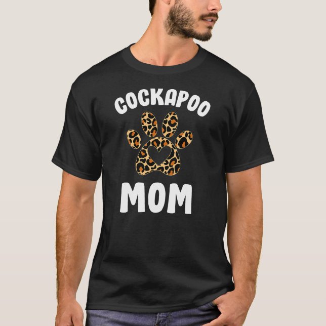 Camiseta Mamá Cockapoo Mama Cockapoo Ama El Leopardo Propie (Anverso)