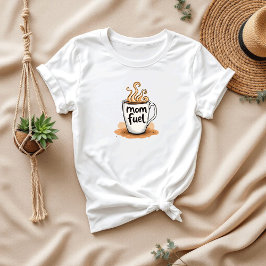 Camiseta Mamá come para mamás ocupadas | Coffee divertido d