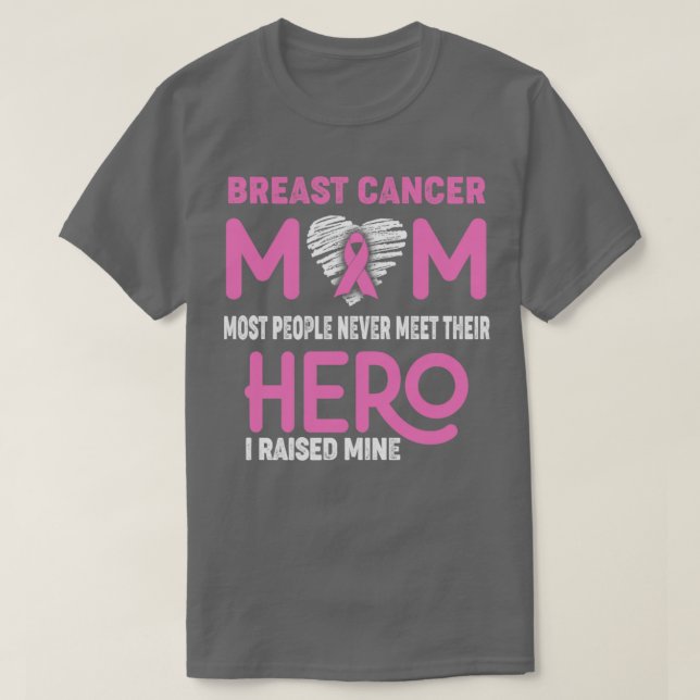 Camiseta Mamá con cáncer de mama La mayoría de la gente nun (Diseño del anverso)