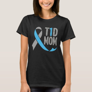 Camiseta Mamá con DT1, Diabética para Mujeres, Diabetes Mam