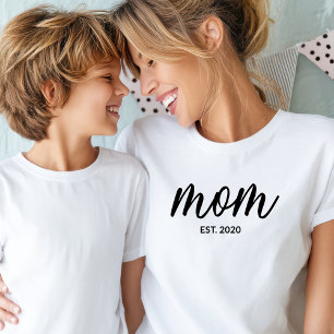 Camiseta Mamá con guión establecida