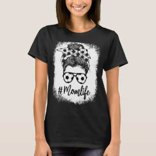 Camiseta Mamá con sangre, vida, fútbol, mamá leopardo, fútb