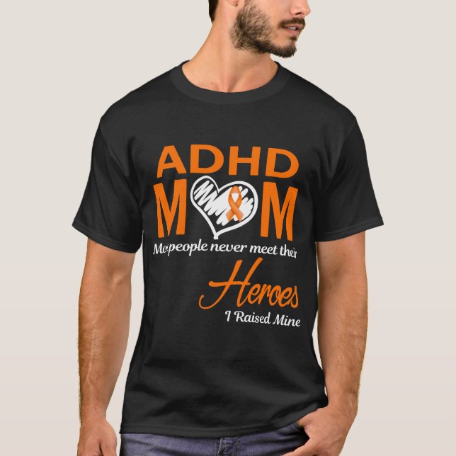 Camiseta Mamá con TDAH Crié a los Míos (Anverso)
