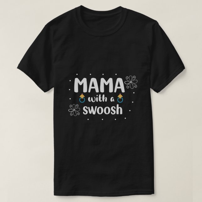 Camiseta Mamá con un Swoosh (Diseño del anverso)