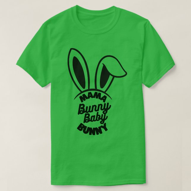 Camiseta Mamá conejito bebé idea de regalo mamá 2 (Diseño del anverso)