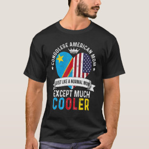 Camiseta Mamá congolesa norteamericana Día de la Madre Mamá