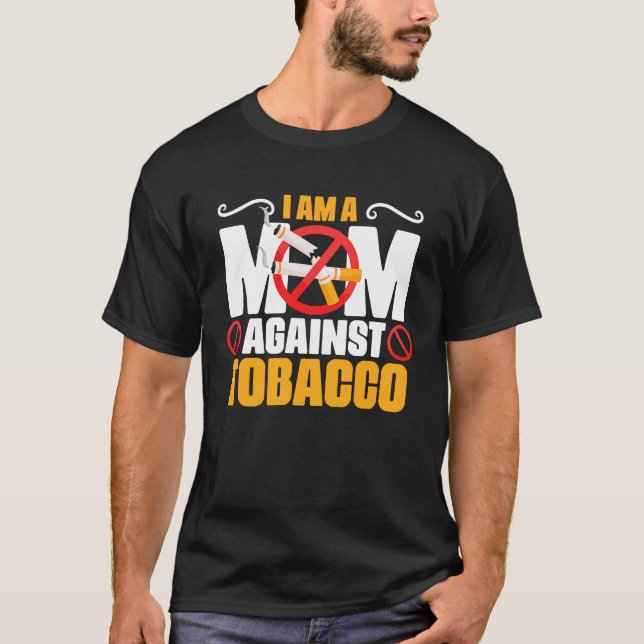 Camiseta Mamá contra el tabaco contra el tabaco (Anverso)