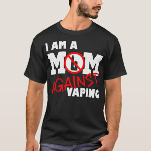 Camiseta Mamá contra el Vaping Anti-Vape Dejando De Vapar, 
