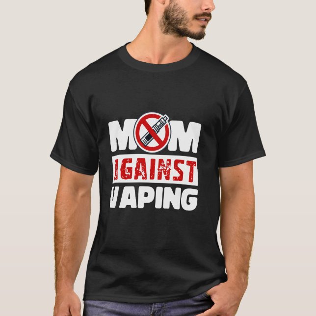 Camiseta Mamá contra la diversión de la mota anti-humo de V (Anverso)