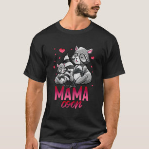 Camiseta Mama Coon Love Raccoons Funny Raccoon
