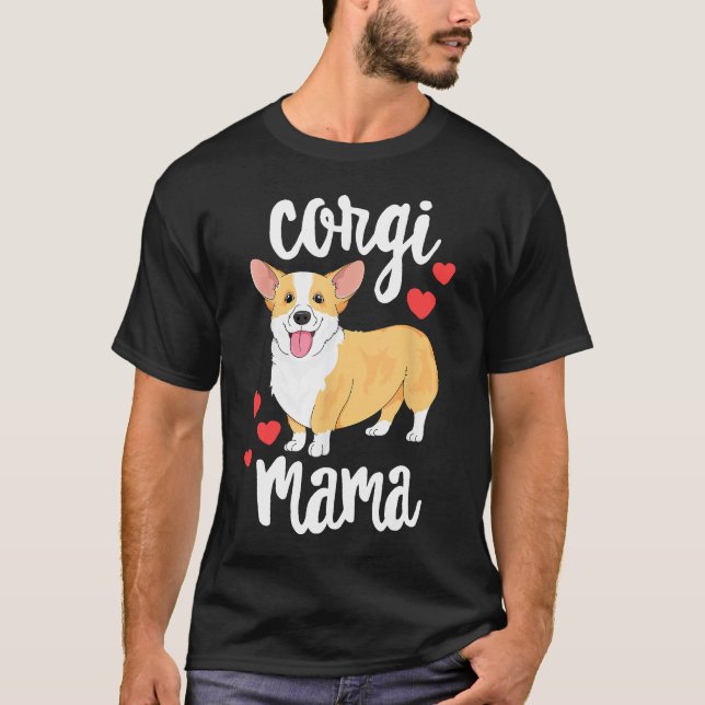 Camiseta Mamá Corgi1 (Anverso)