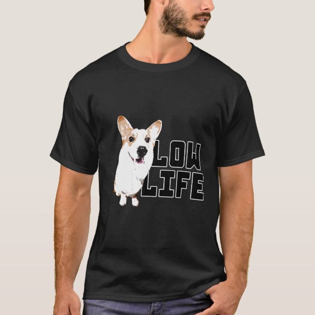 Camiseta Mamá Corgi de Baja Vida (Anverso)