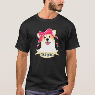 Camiseta Mamá Corgi Linda Para Mamá Perro Corgi Galés de Pe