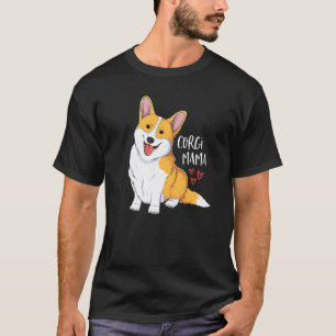 Camiseta Mamá Corgi Mujer Dulce Perro Galés Pembroke Madre